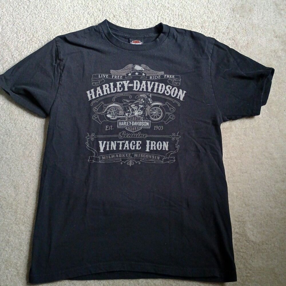 Harley Davidson Tee Shirt Mens Size L Spartenburg SC 2014 Unisex